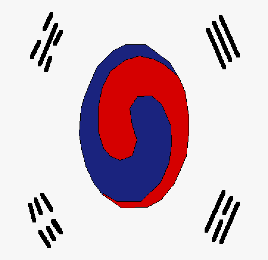 Korean Empire Flag - Flag Of South Korea, Transparent Clipart