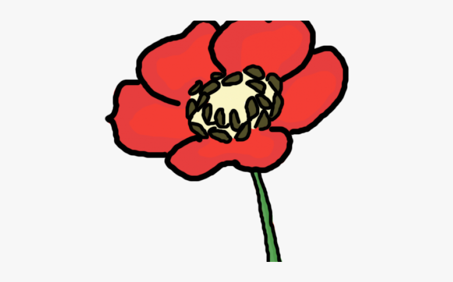 Opium Flower Cartoon, Transparent Clipart