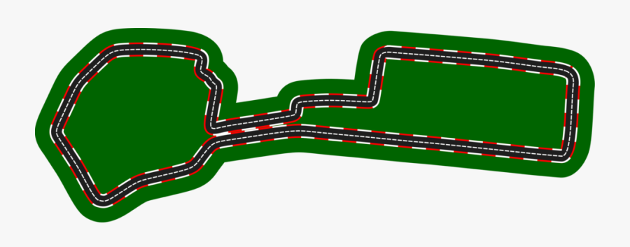 Transparent Race Track Finish Line Clipart - Azerbaijan Grand Prix Circuit 2018, Transparent Clipart
