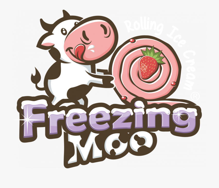 Moo Business Cards Phone Number Pricing - Freezing Moo Rolling Ice Cream, Transparent Clipart