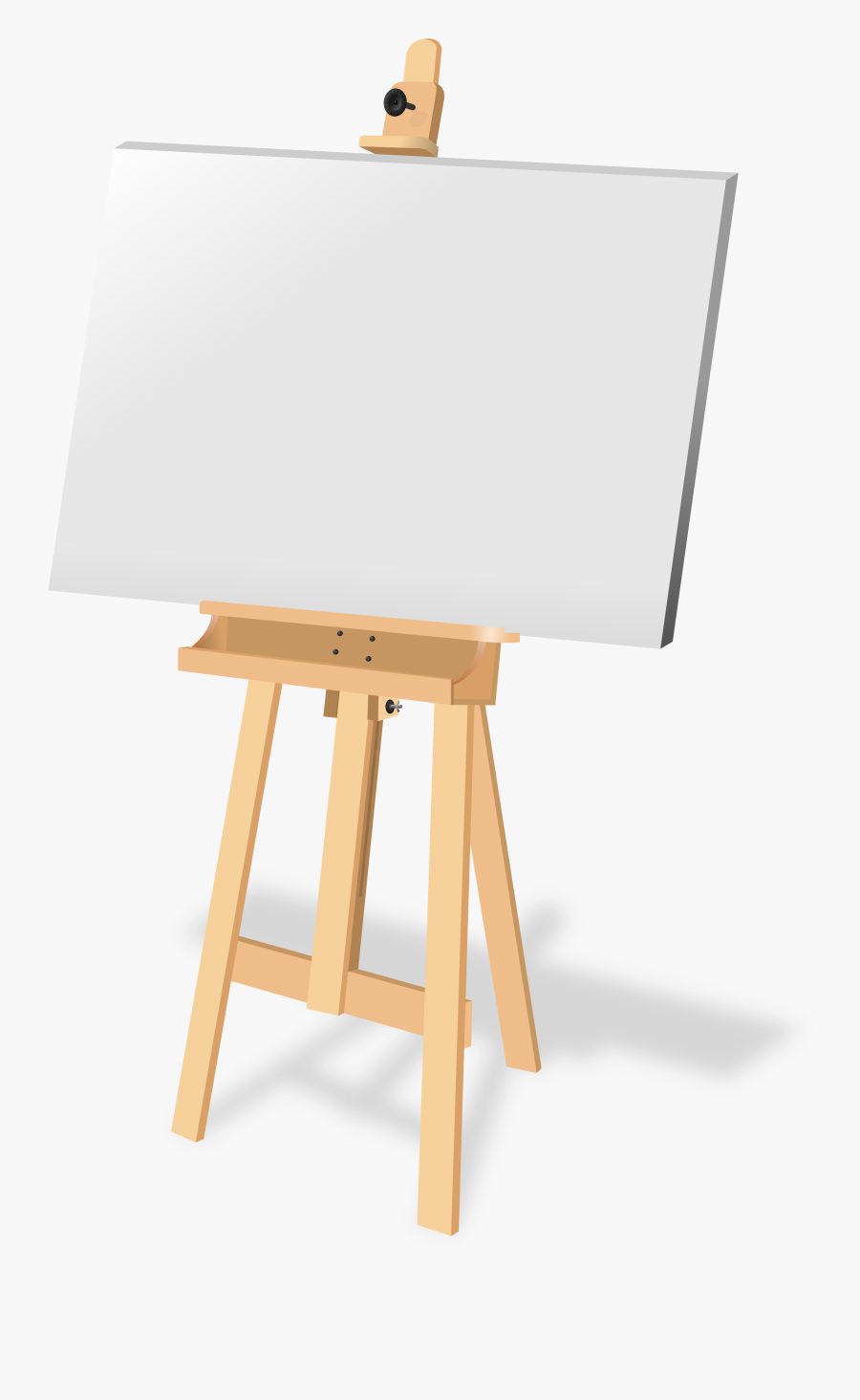 Clip Art Painting Transprent Png Free - Art Canvas Easel, Transparent Clipart