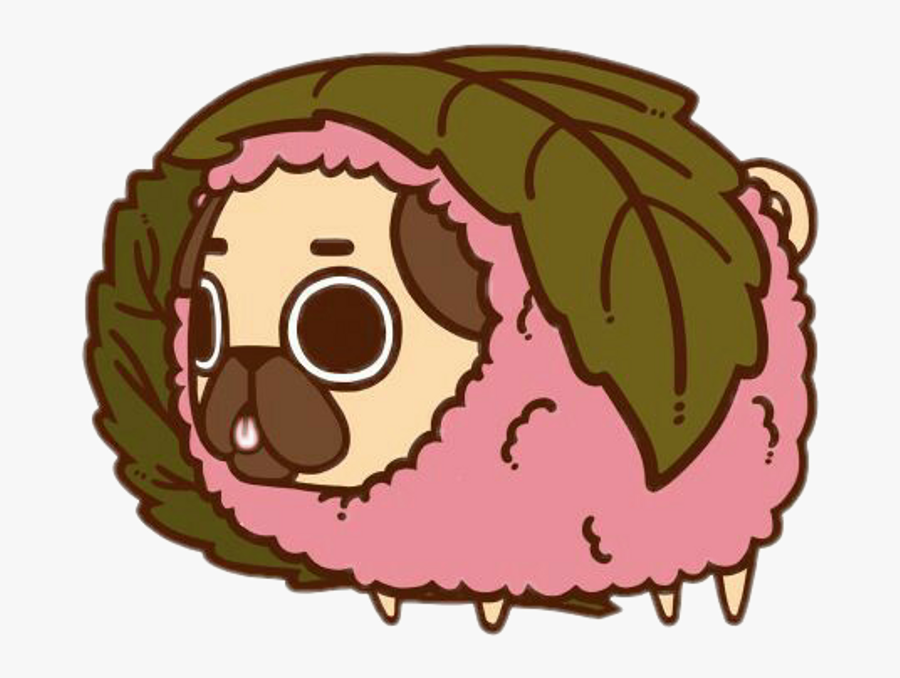 Hedgehog Clipart Kawaii - Puglie Pug, Transparent Clipart
