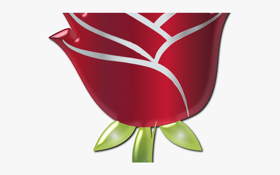 Red Rose Beauty And The Beast, Transparent Clipart