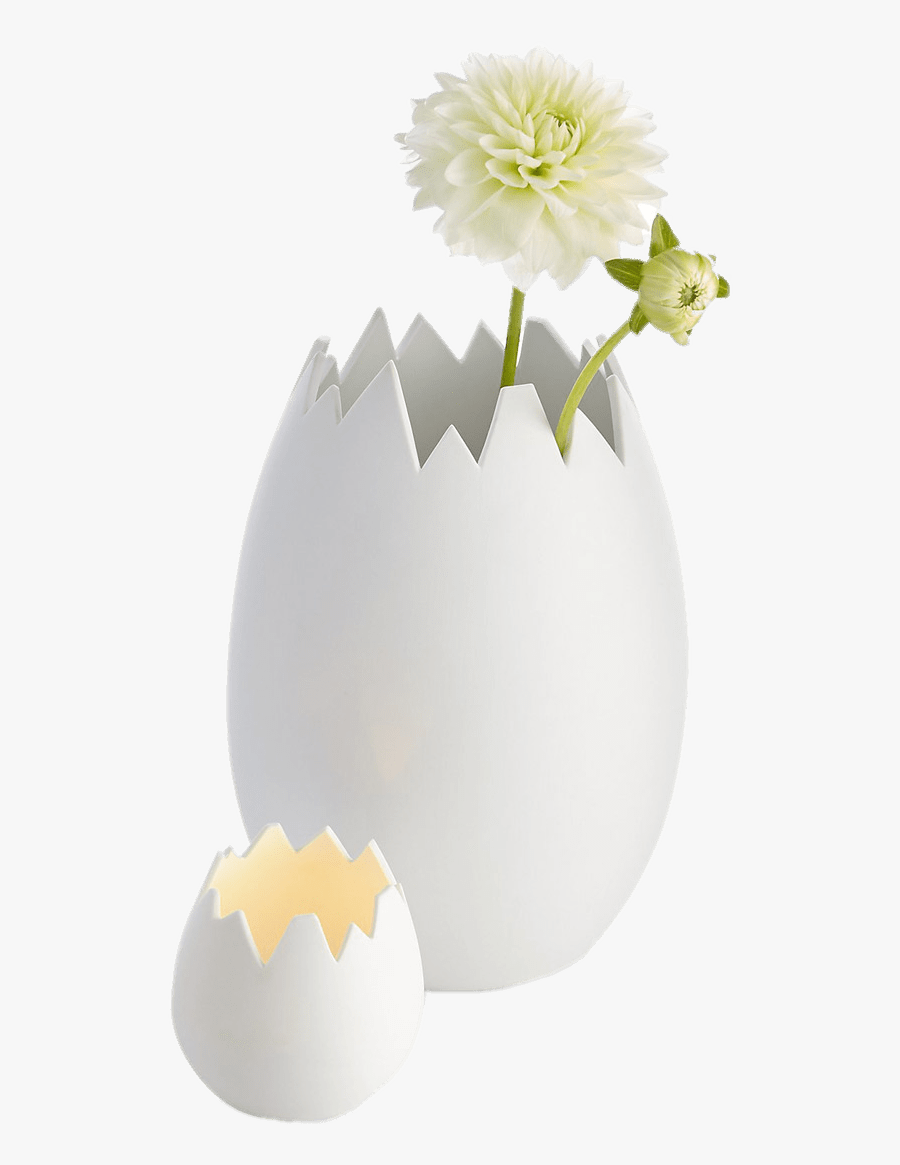 Cracked Eggshell Vase - Vase, Transparent Clipart
