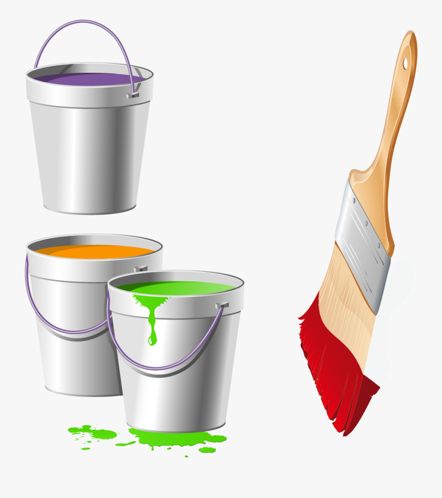 Color Transprent Png Free - Paint Bucket Color, Transparent Clipart