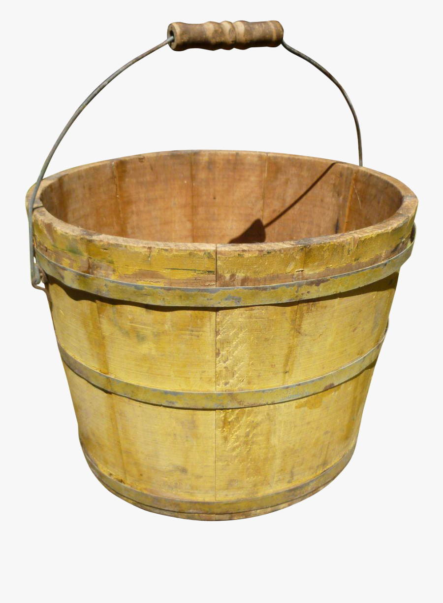 Clip Art Staved Wood In Old - Wooden Bucket Png, Transparent Clipart