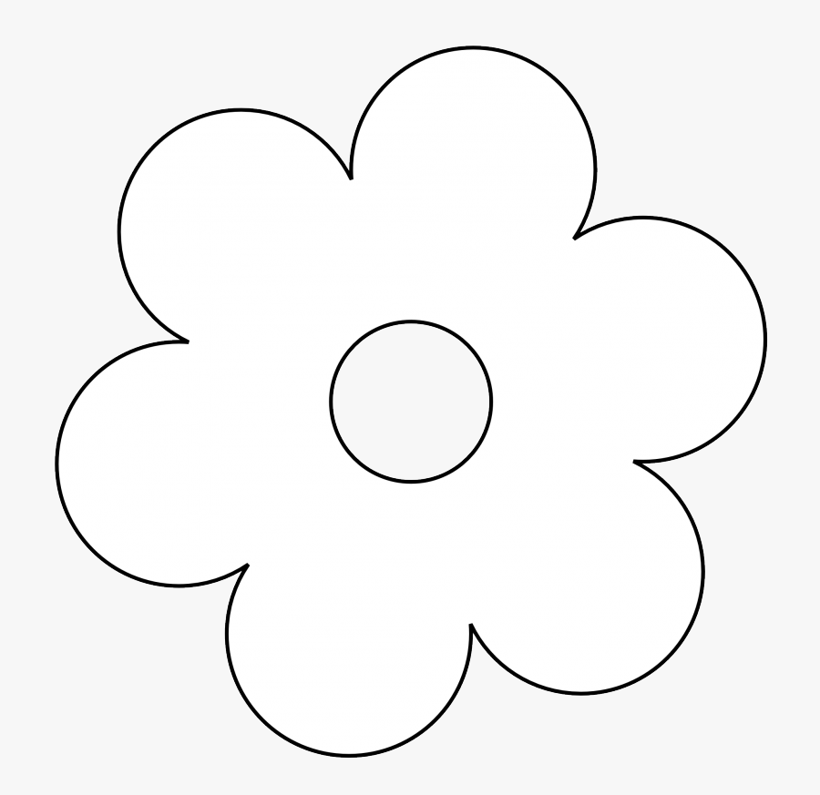 Black And White Flower Canvas Pictures 32726 Black - White Flower Clipart, Transparent Clipart
