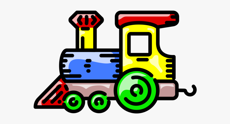 Toy,area,artwork - Steam Train Drawing, Transparent Clipart