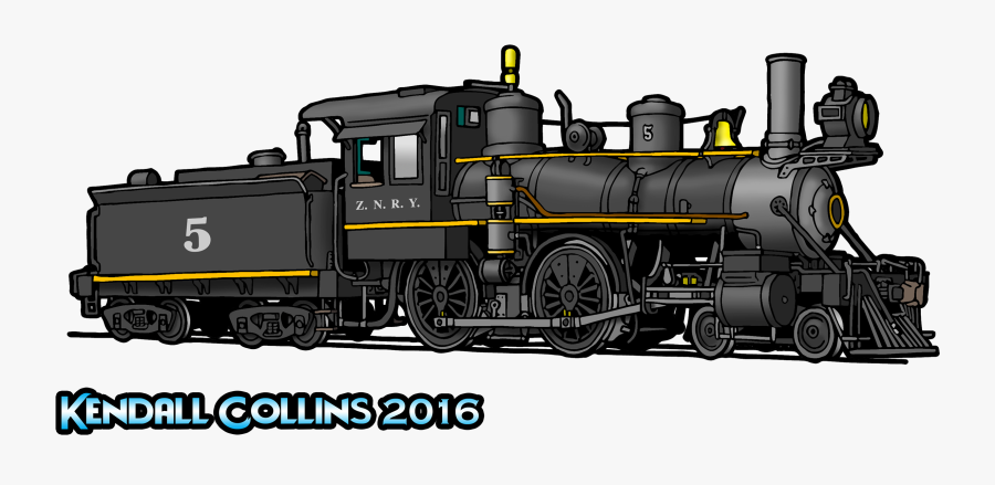 Zootopian Steampunk Steam Locomotive Concept V2 - Locomotive, Transparent Clipart