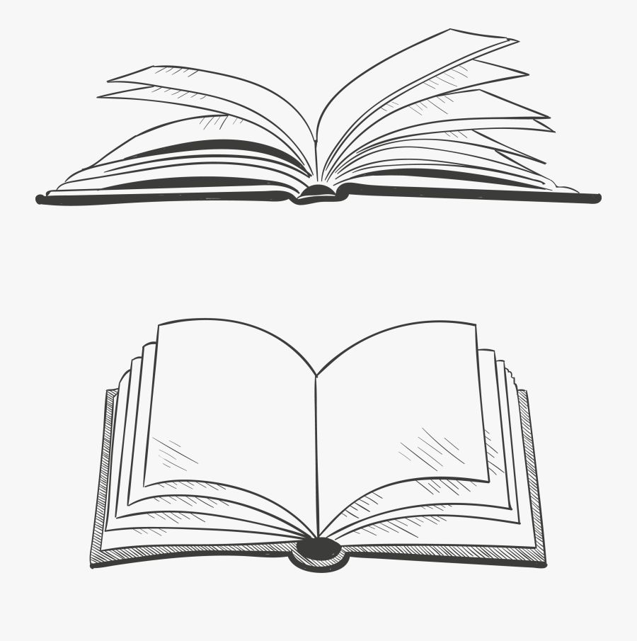 Graphics Scalable Vector Artwork Open Book Clipart - Open Book Vector Png, Transparent Clipart