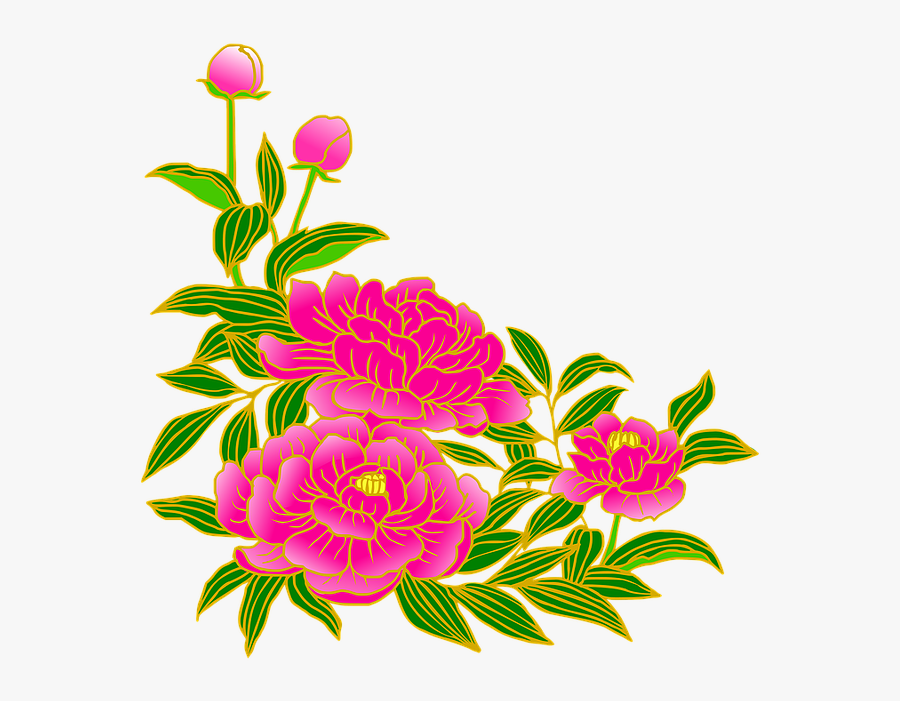 Transparent Gay Clipart - Transparent Background Hot Pink Flowers Clipart, Transparent Clipart