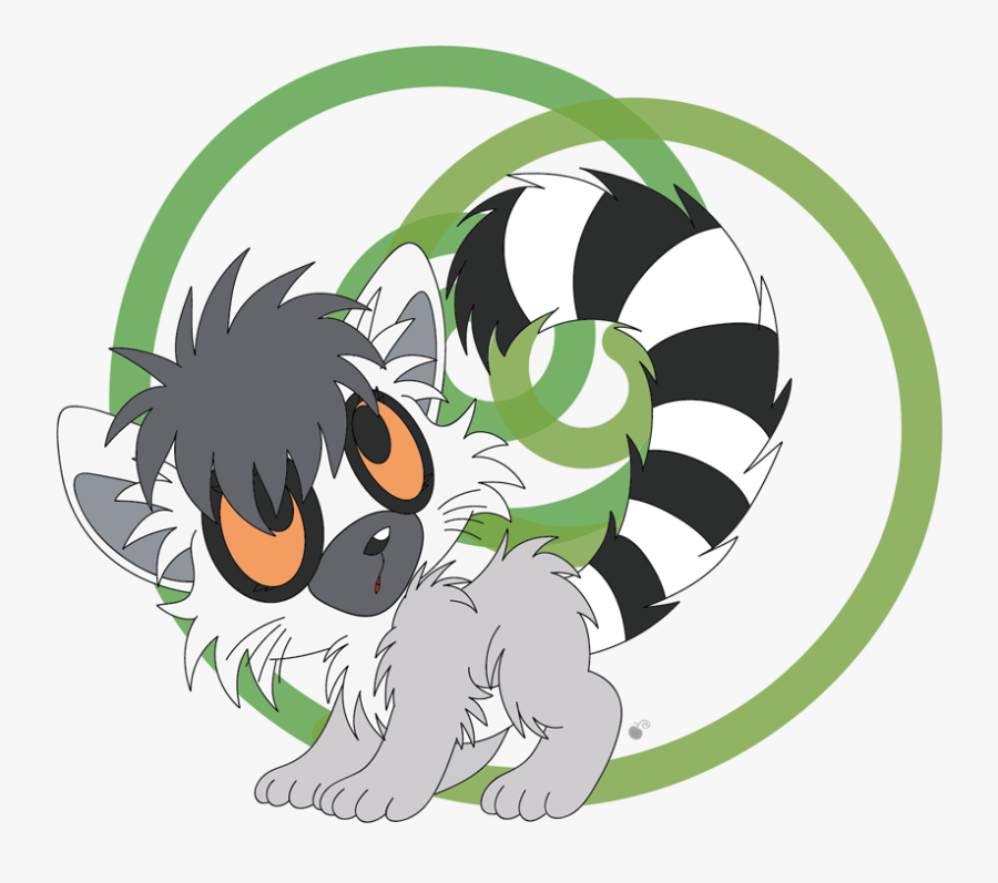 Lemur Clipart Chibi - Cartoon, Transparent Clipart