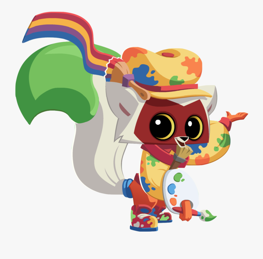 Lemur Painting, Transparent Clipart