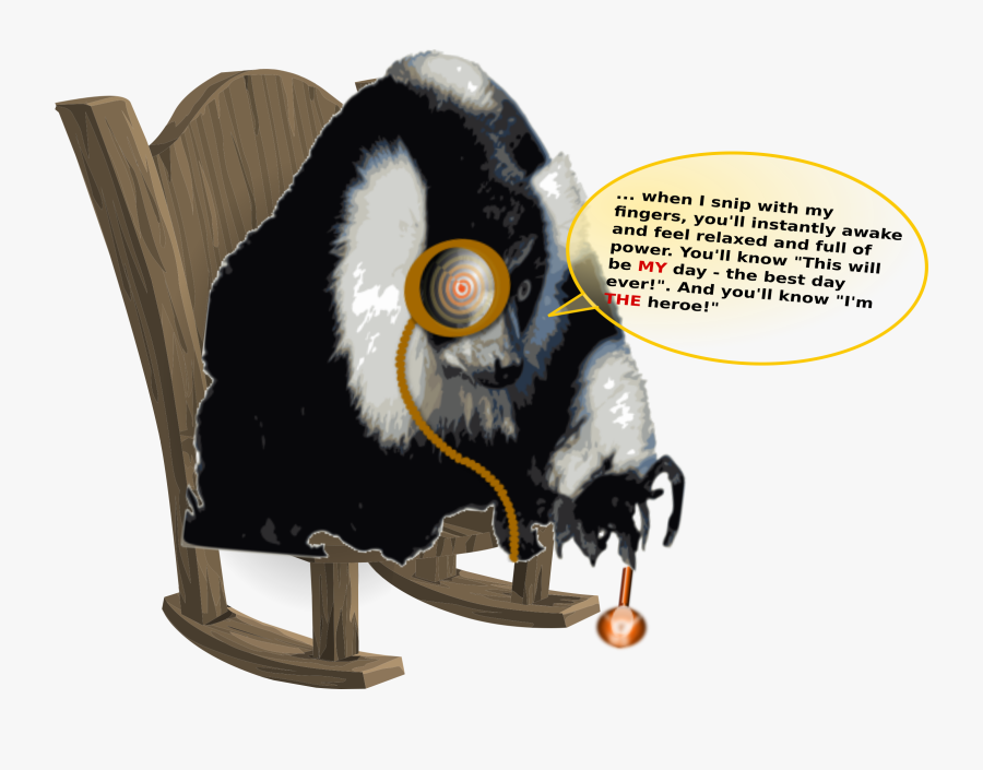 Lemur Hypnotising More Humanized Clip Arts - Dog Catches Something, Transparent Clipart
