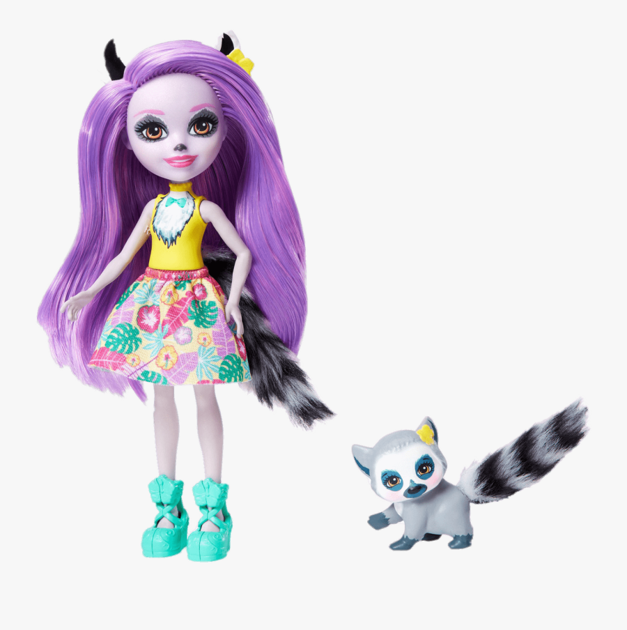 Enchantimals Larissa Lemur, Transparent Clipart