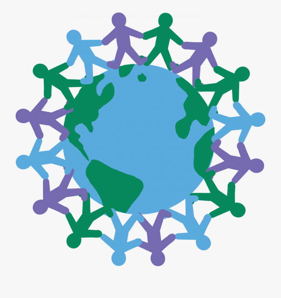 People Holding Hands Drawn, Transparent Clipart