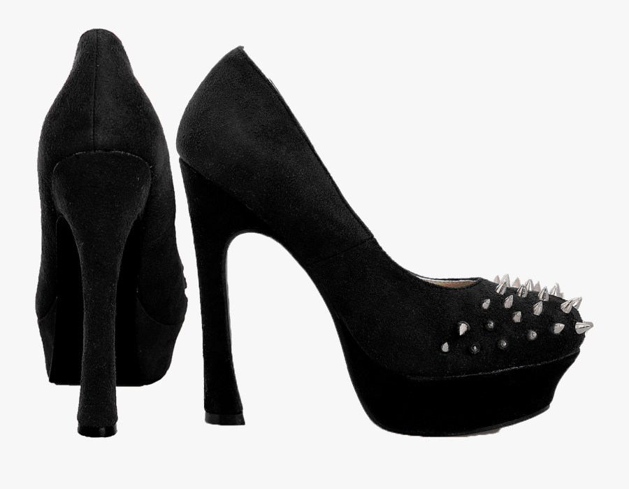 Transparent Dancing Shoes Clipart - Women Black Shoes Png, Transparent Clipart