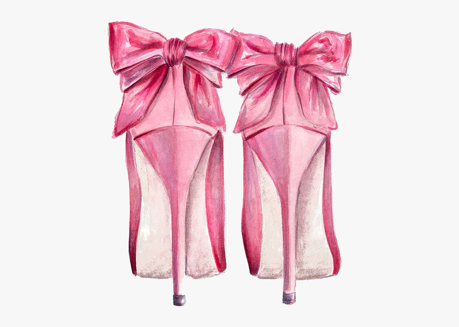 One Clipart Pointe Shoe - Pink High Heels Illustration, Transparent Clipart