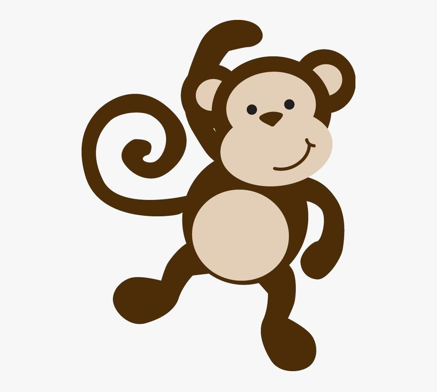 Monkey Baby Clipart Ba Silhouette At Getdrawings Free - Safari Baby Animals Png, Transparent Clipart