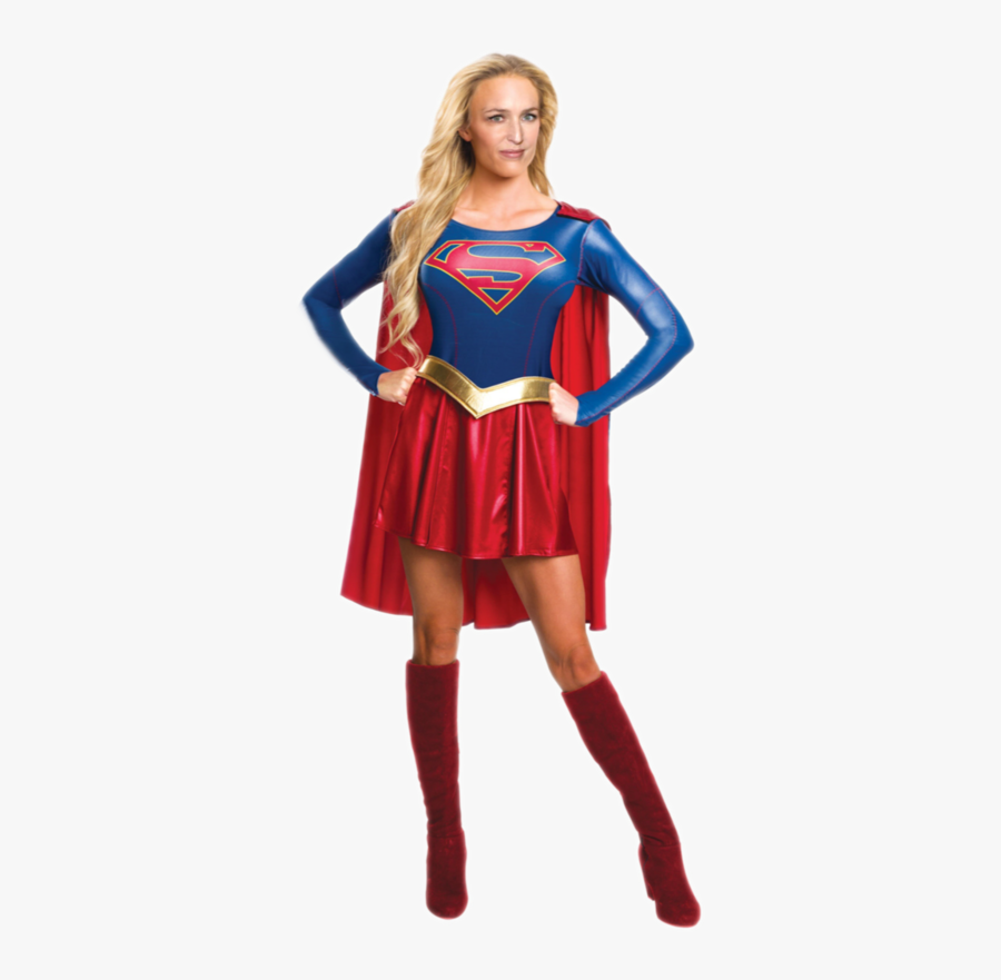 Com Superwoman Gill - Superhero Women Costume, Transparent Clipart