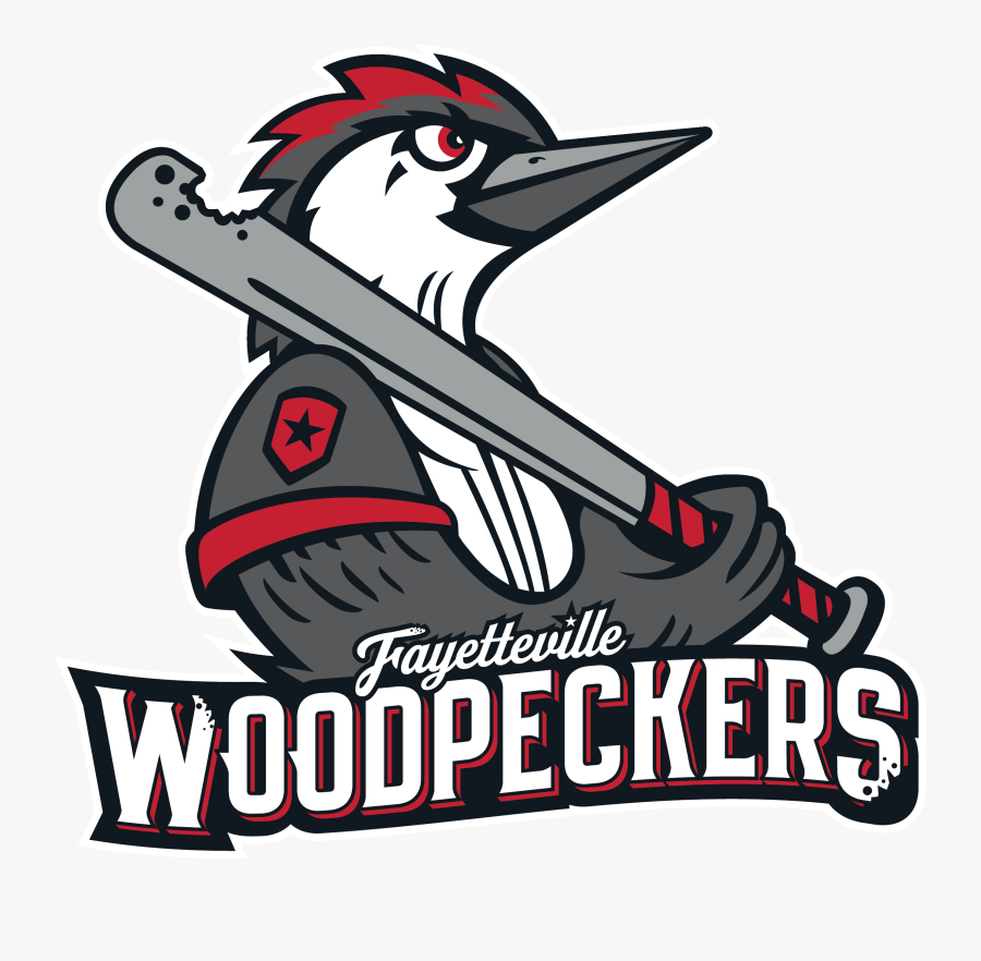 Fayetteville Woodpeckers, Transparent Clipart