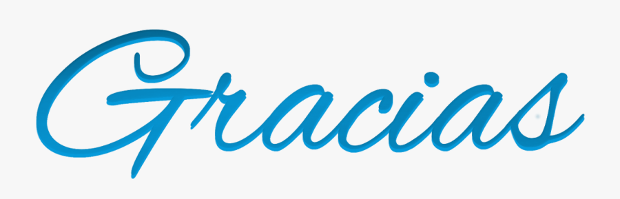 Gracias Png Page - Gracias Png Color Azul , Free Transparent Clipart