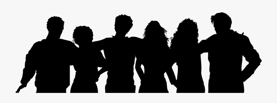 Friends And Family Png - Group Of 6 Friends, Transparent Clipart