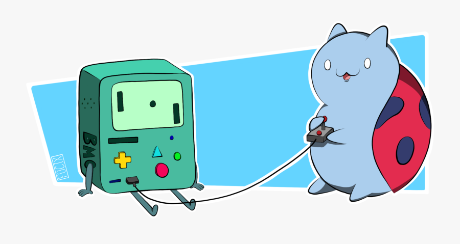 Best Of Friends - Catbug And Bmo, Transparent Clipart