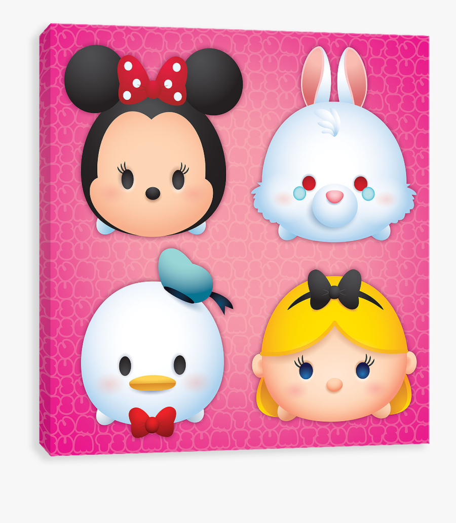 Four Friends - Tsum Tsum Para Colorear Minnie, Transparent Clipart