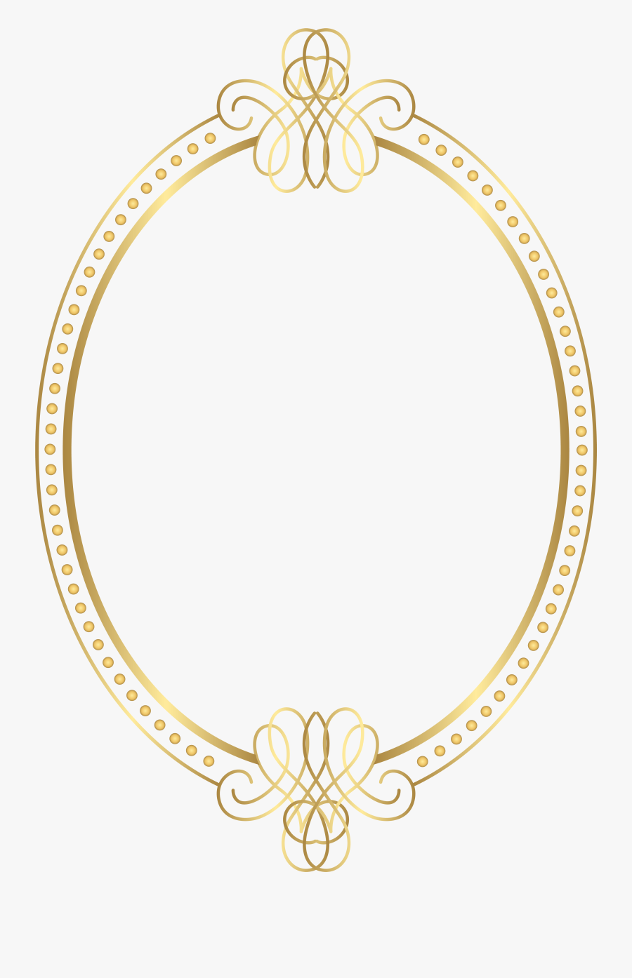 transparent oval frame png frame gold png border free transparent clipart clipartkey