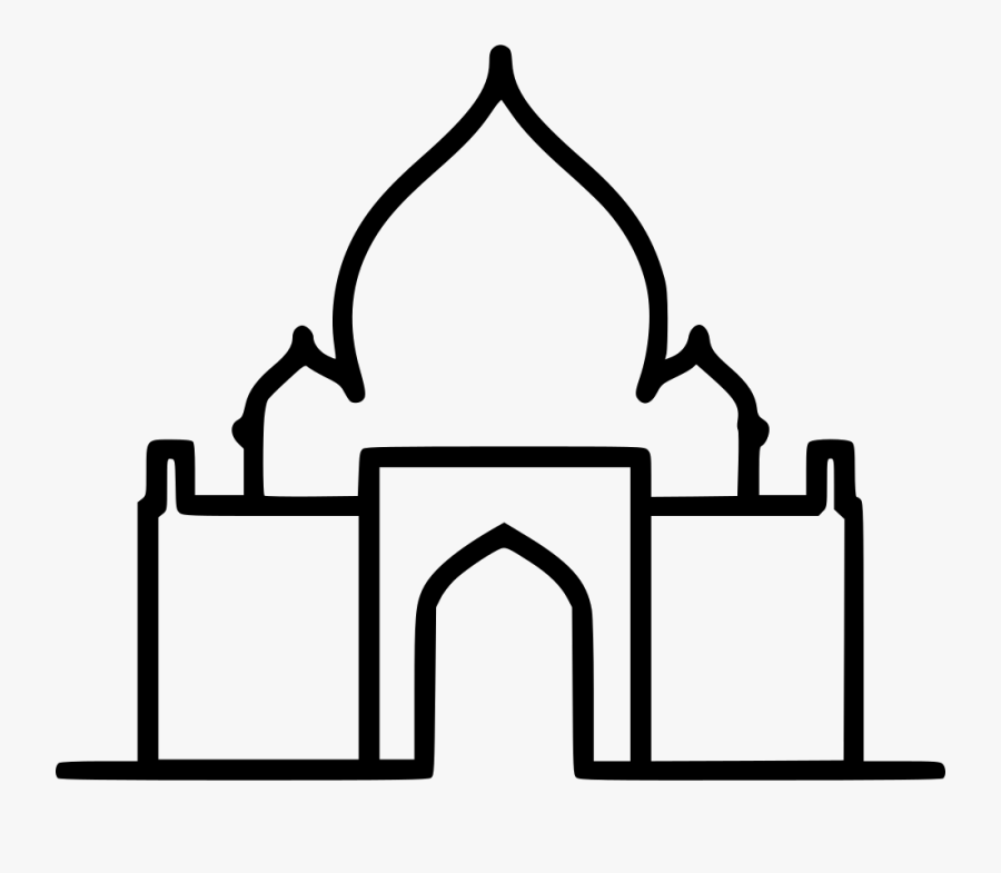 India Tajmahal Comments - Clip Art Taj Mahal, Transparent Clipart