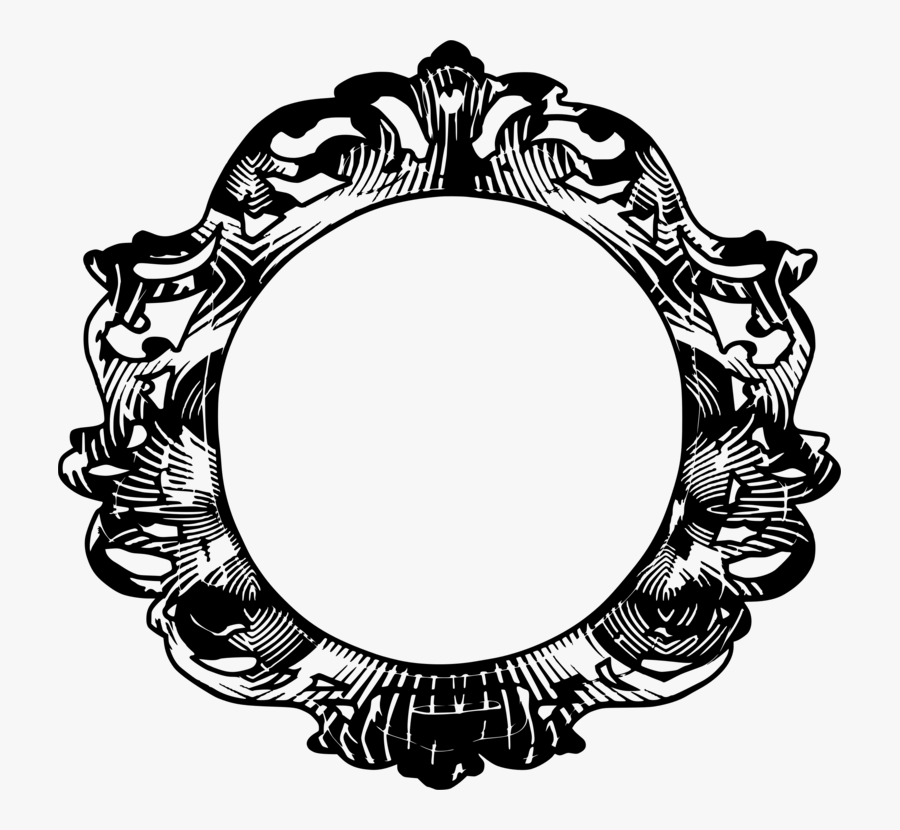 Picture Frame,monochrome Photography,oval - Frame Africa Png, Transparent Clipart