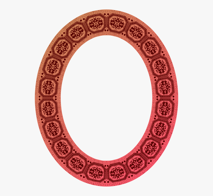 Oval,picture Frame,circle - Circle, Transparent Clipart