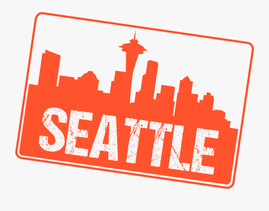Transparent Passport Stamps Clipart - Seattle, Transparent Clipart