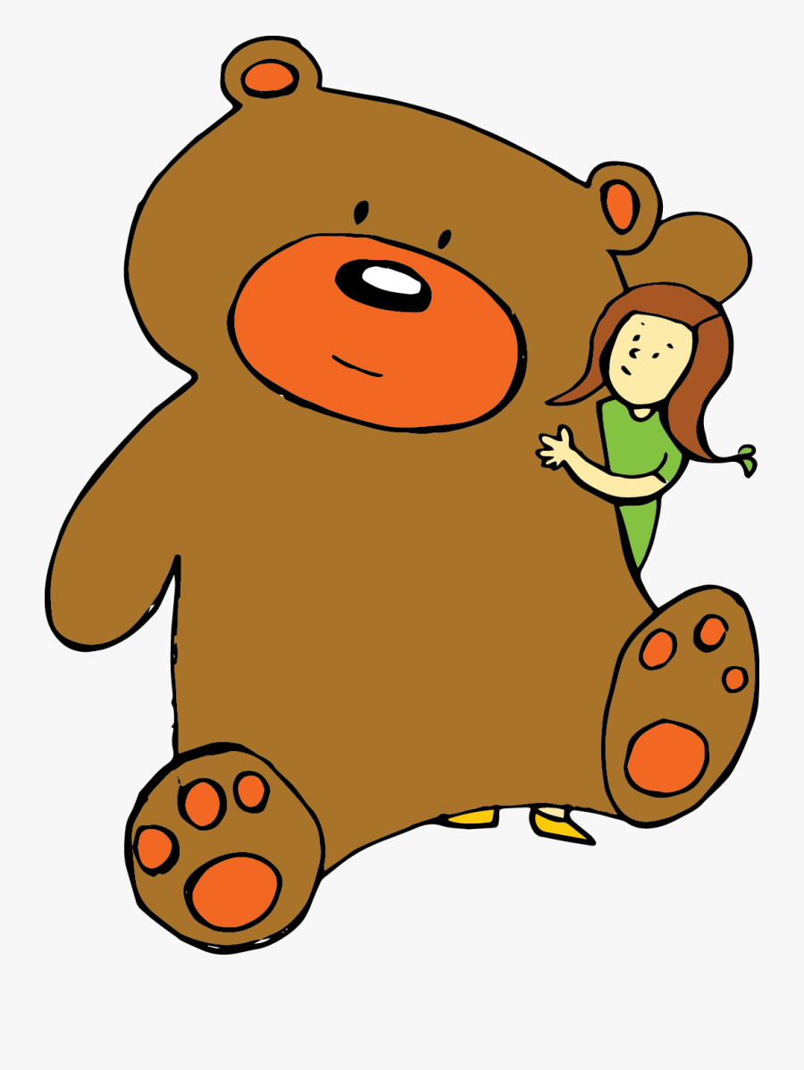 Teddy Bear 2b - Cartoon, Transparent Clipart