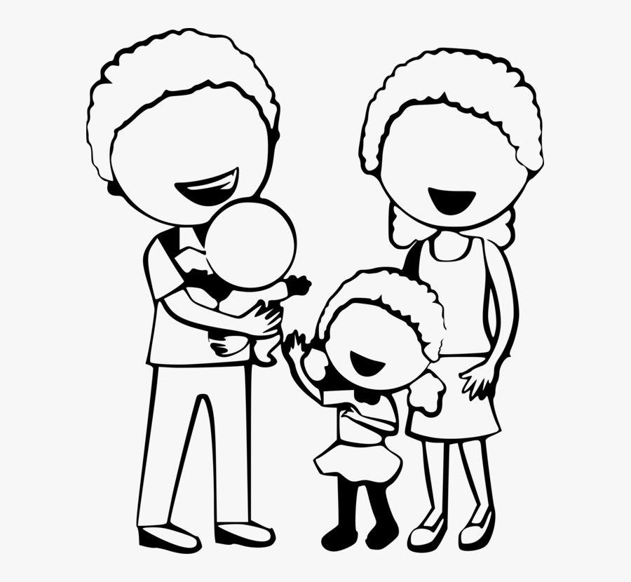 Emotion Love Monochrome Photography Family Cartoon Black And White Png Free Transparent Clipart Clipartkey