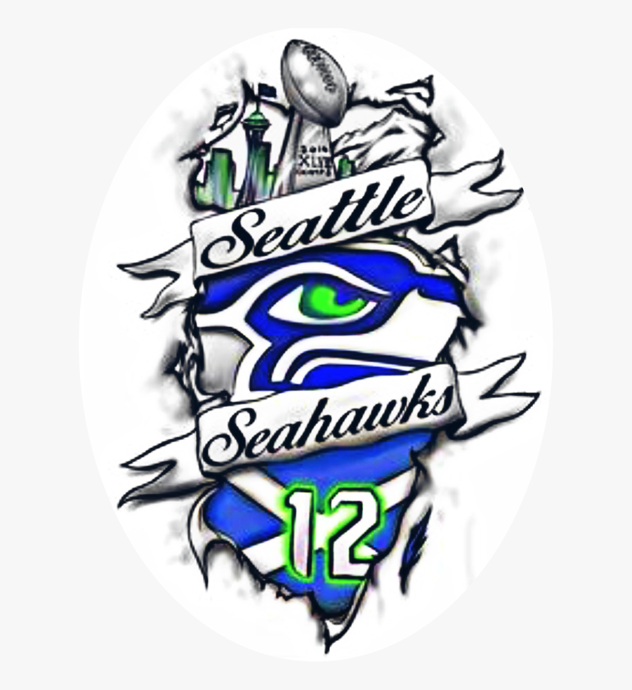 Seattle Seahawks 12 12thman Centurylinkfield - Seahawks Logo, Transparent Clipart