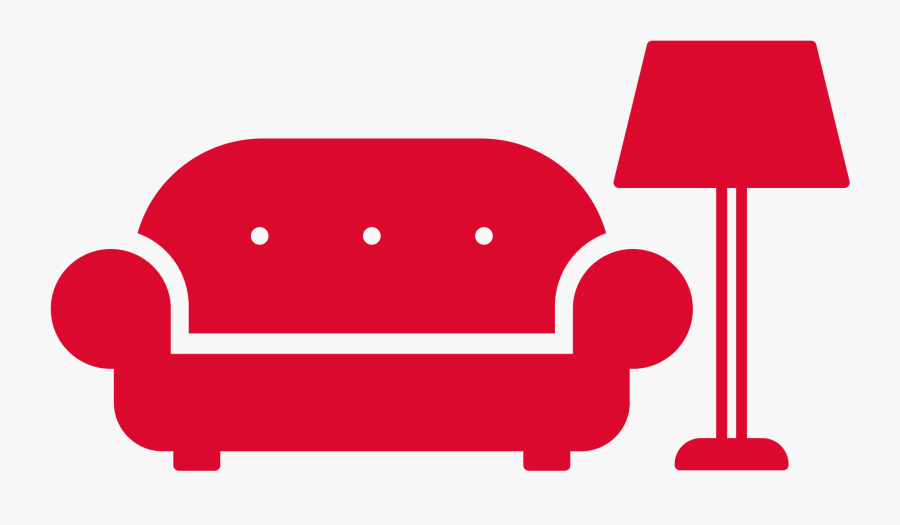 Transparent Lodging Clipart - Living Room Pictogram Png, Transparent Clipart