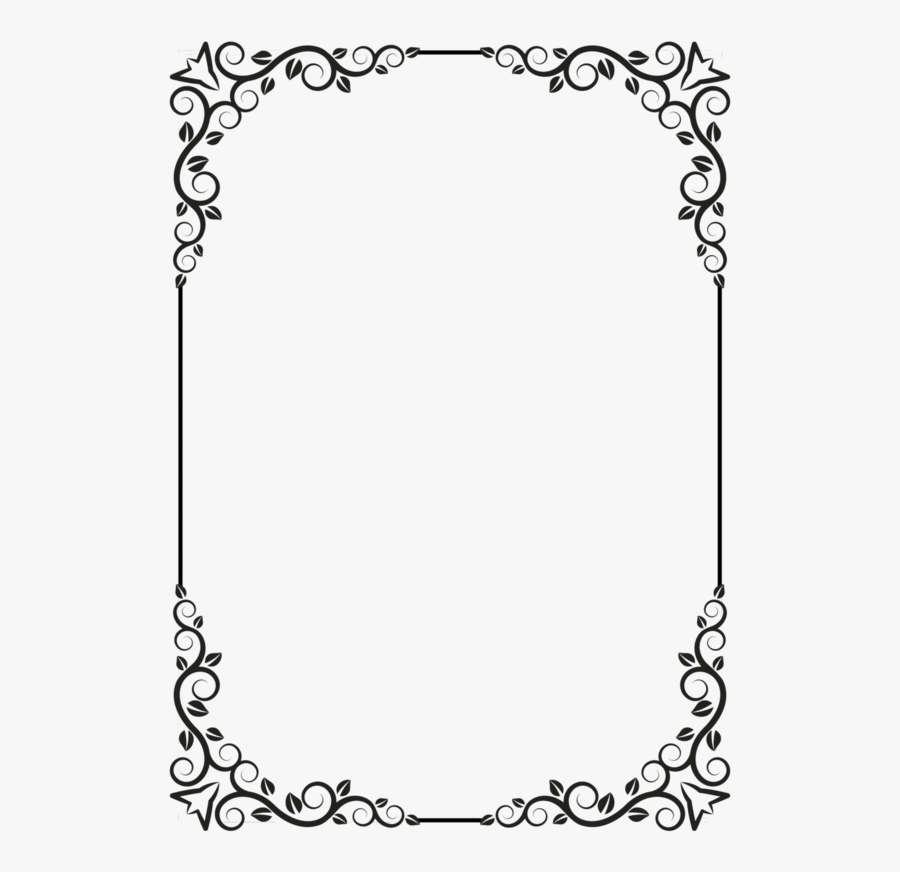 Filigree Frame Cliparts Page Borders No Background , Free Transparent Clipart ClipartKey