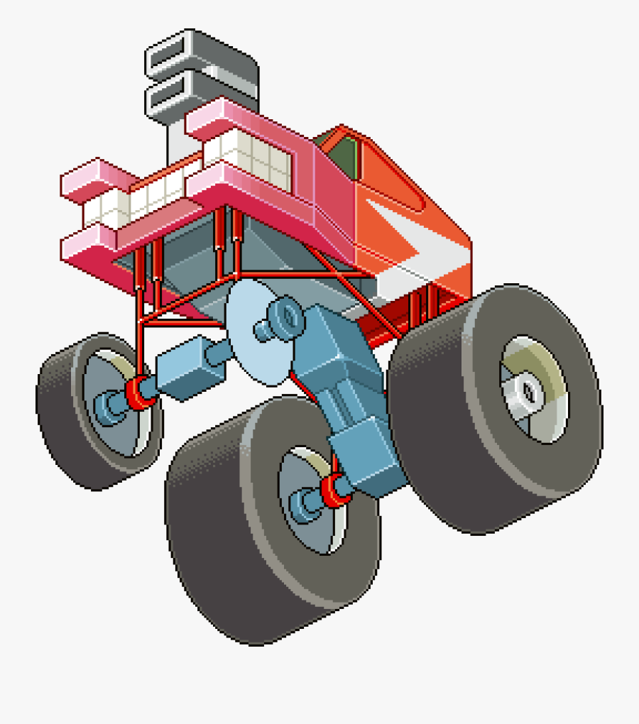 Praxxiz Monster Truck - Car, Transparent Clipart