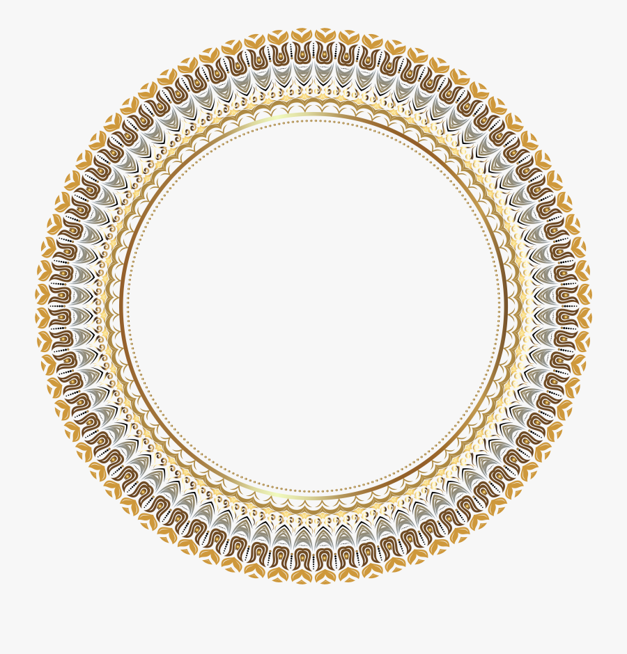 Round Border Frame Transparent Png Clip Art Image - Diocese Commission On Youth Logo, Transparent Clipart