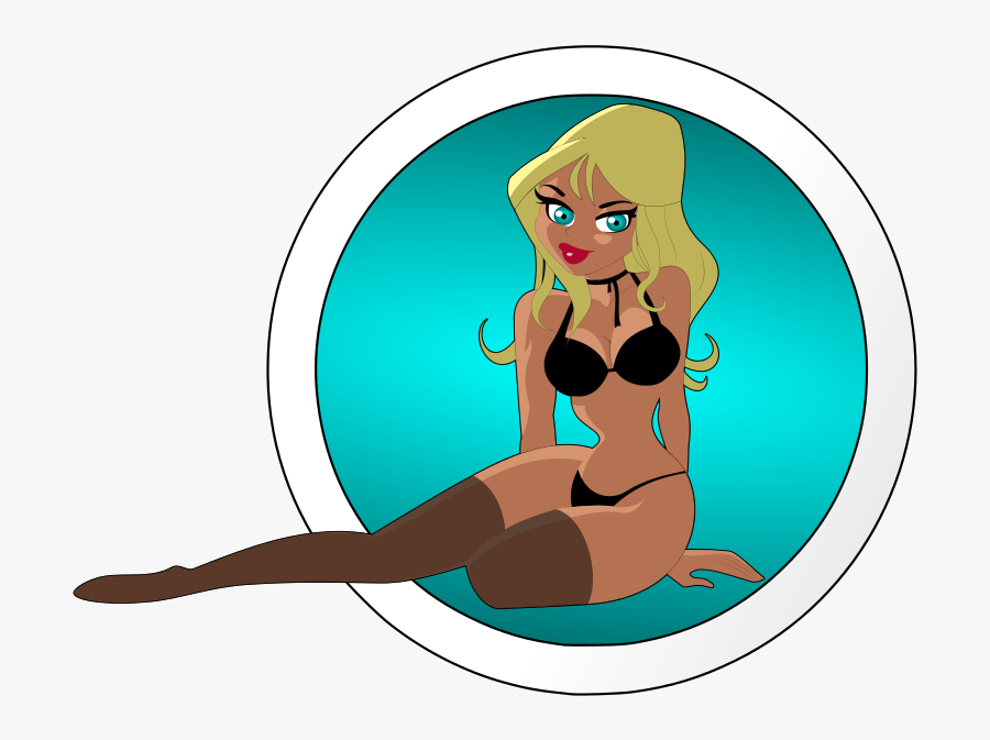 Pinup - Pin Up Vector Svg, Transparent Clipart