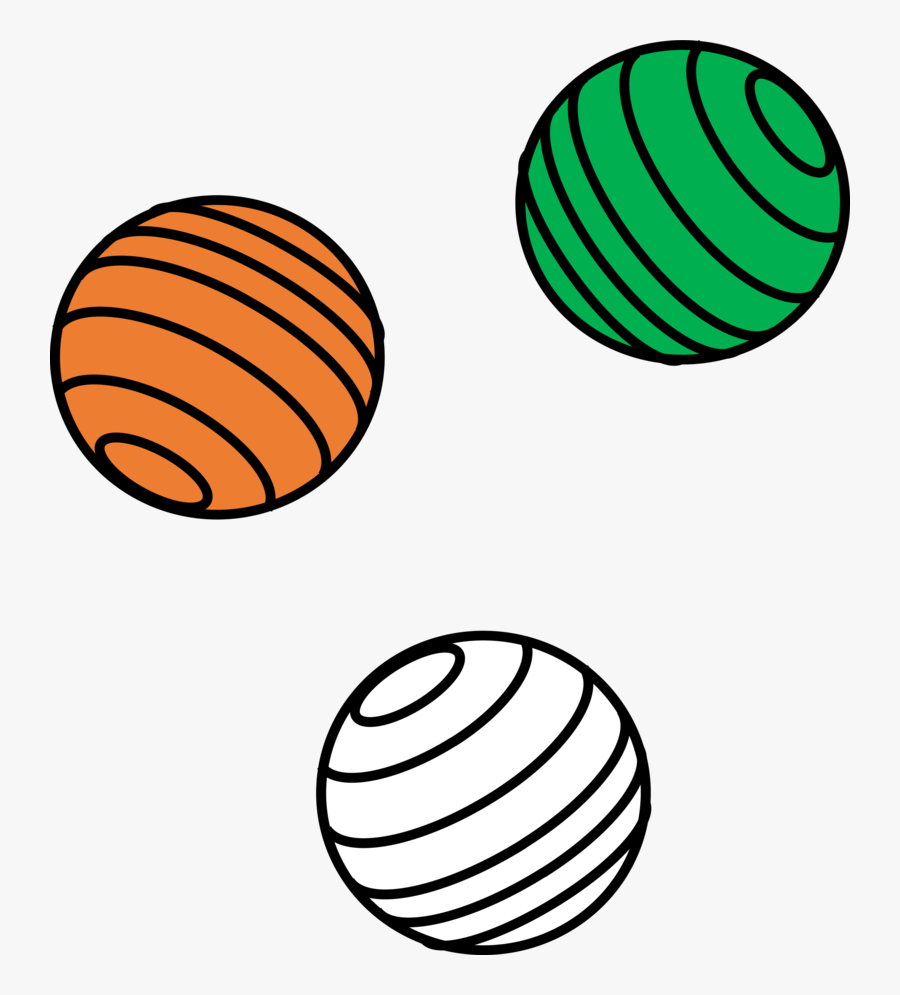 Three Balls, Transparent Clipart