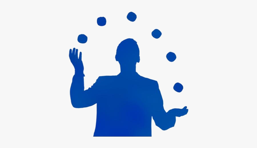 Juggler Png Transparent Images - Silhouette, Transparent Clipart