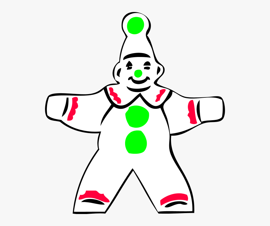 Transparent Juggling Clipart - Simple Picture Of A Clown, Transparent Clipart