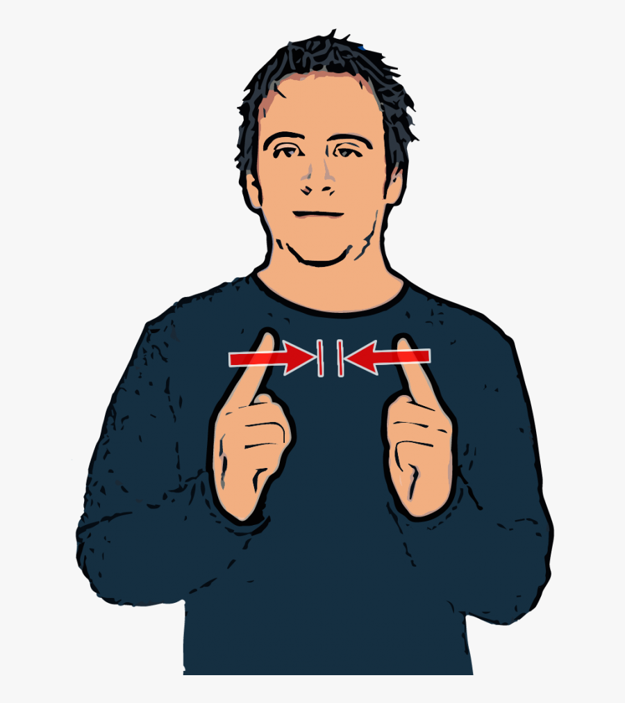British Sign Language - Schizophrenia In British Sign Language, Transparent Clipart