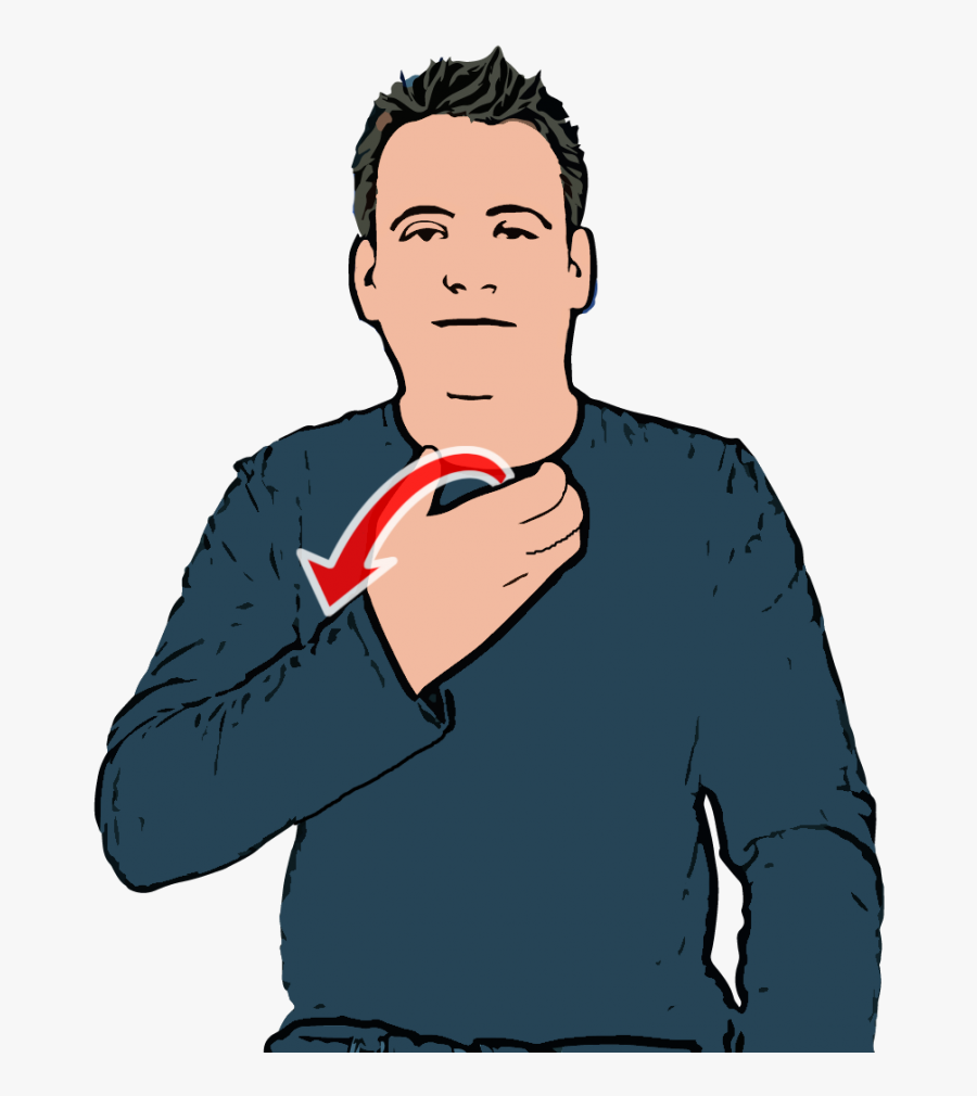 British Dictionary Apple - School In British Sign Language, Transparent Clipart