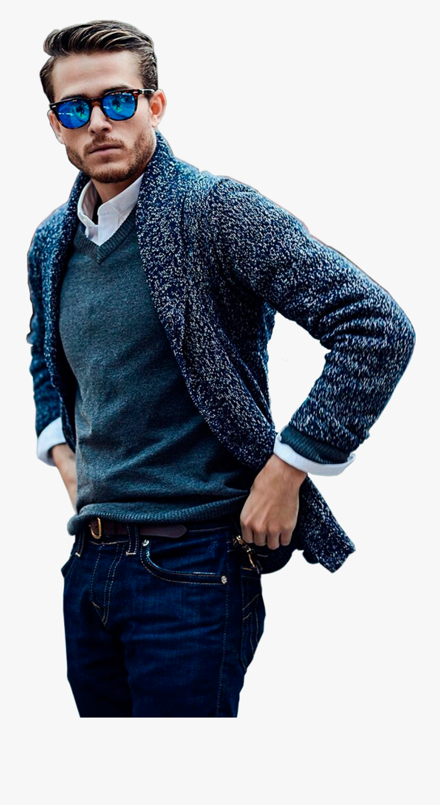 Transparent Sweater Clipart - Hombre Png, Transparent Clipart
