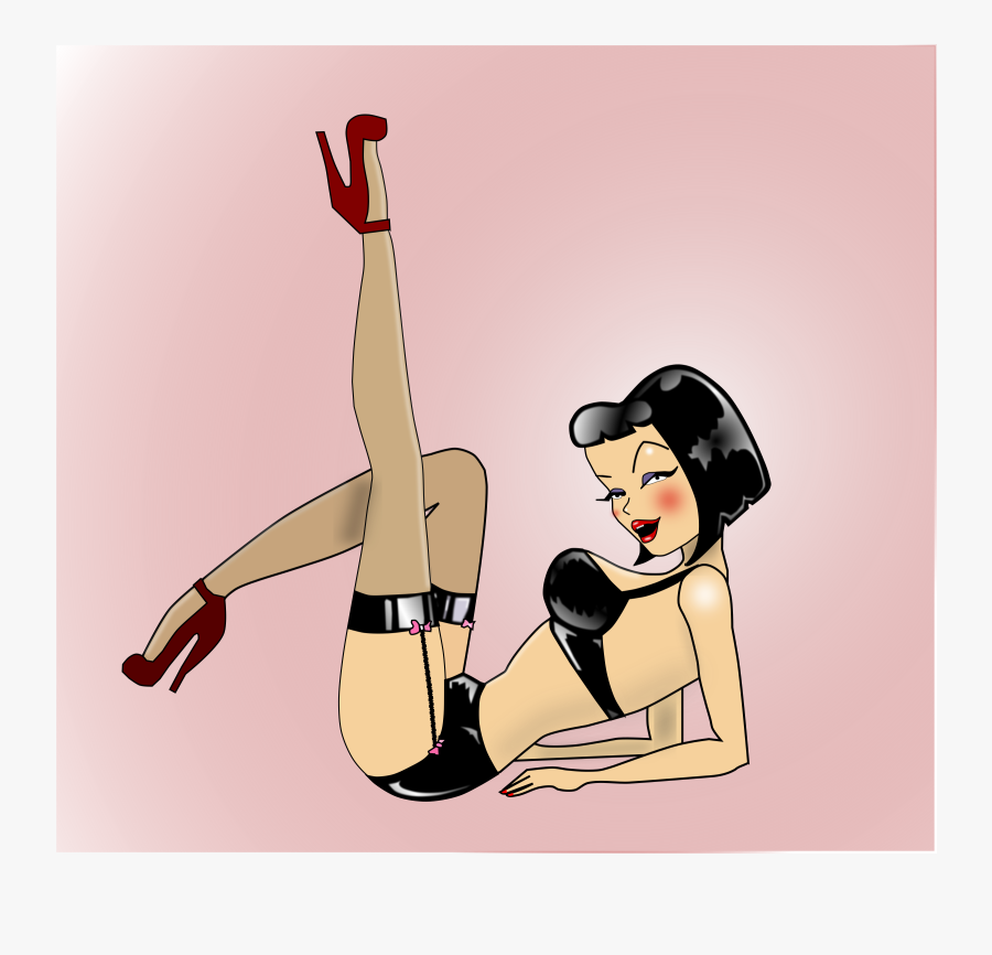 Retro Pinup Ii Clip Arts - Cartoon, Transparent Clipart
