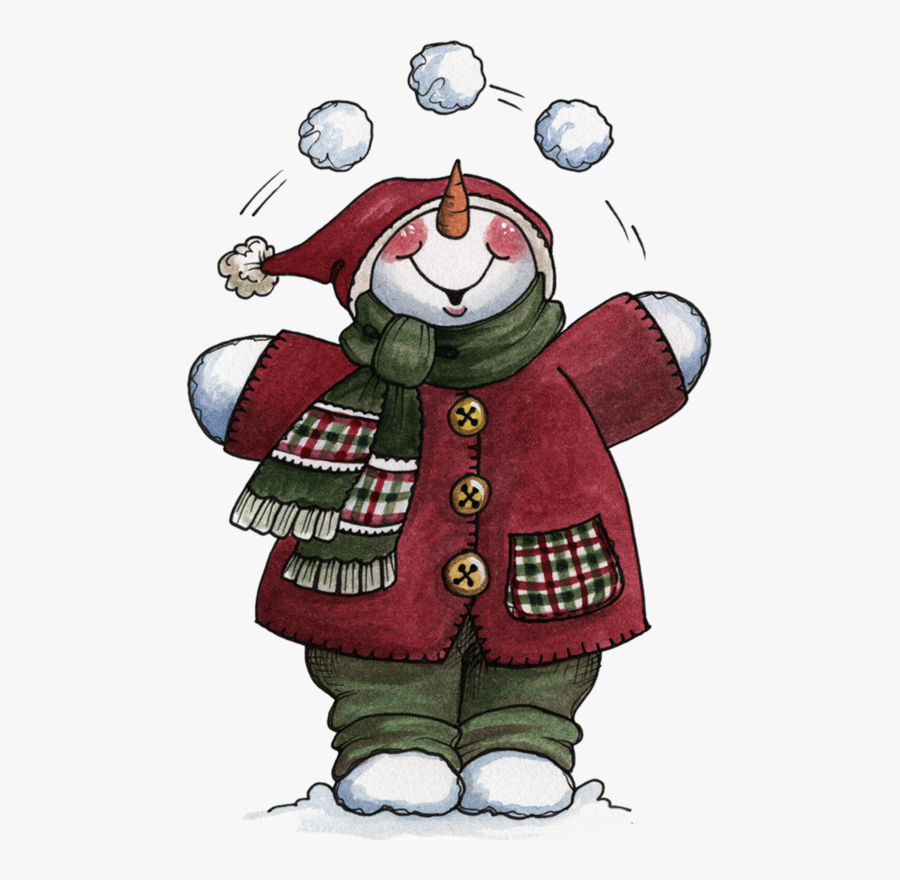 Transparent Juggling Clipart - Primitive Country Snowman Clipart, Transparent Clipart